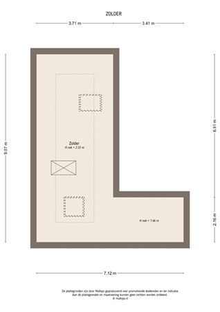 Floorplan - Dr. A. Kuyperweg 26, 4153 XB Beesd